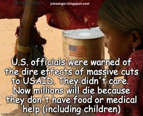 Trump Administration Condemns Millions To Die Trump Administration Condemns Millions To Die