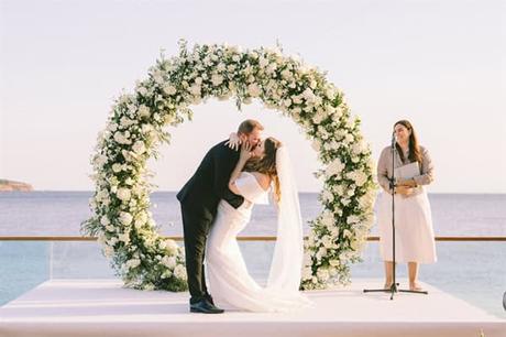 A romantic seaside wedding at the stunning Riviera Coast  | Christina & Adam