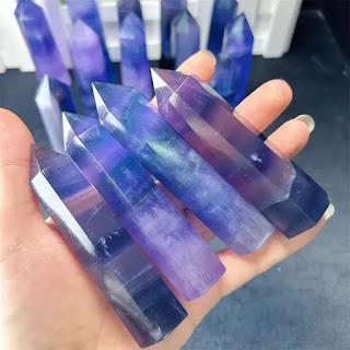 Violet Fluorite Point Violet Fluorite Point
