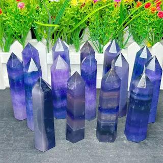 Violet Fluorite Point Violet Fluorite Point