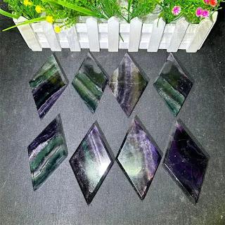 Rainbow Fluorite Rhombus Rainbow Fluorite Rhombus