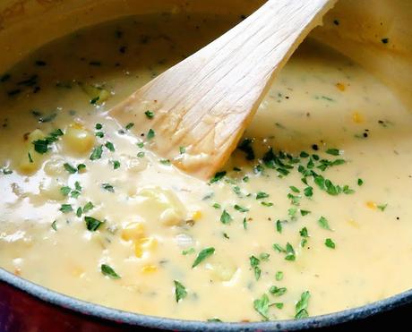 Cheesy Corn Chowder