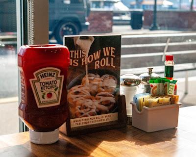 Two views from the same table-top