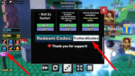 How to reedem codes in soccer prime rng