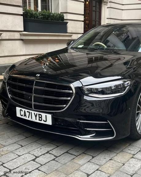 wedding car hire london black wedding car mercedes premium class lux weddingcar