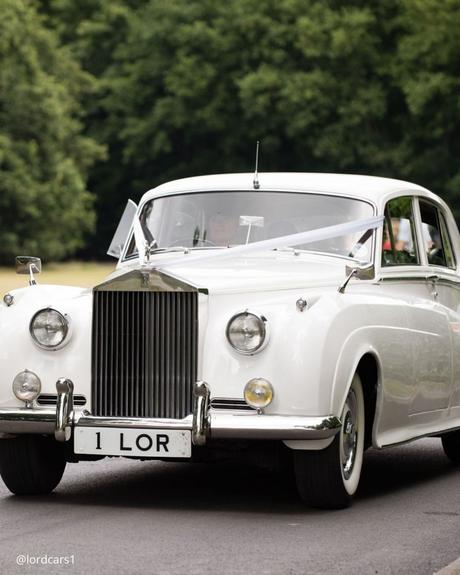 wedding car hire london premium white wedding retro car lordcars1