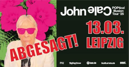 John Cale: Leipzig show cancelled