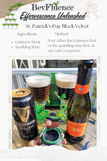 Effervescence Unleashed Bonus Cocktail: The St Patrick's Day Black Velvet