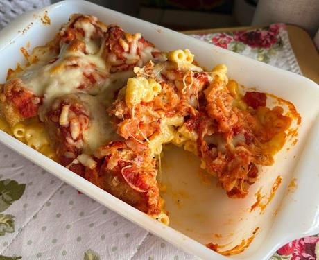 Chicken Parmesan Mac & Cheese
