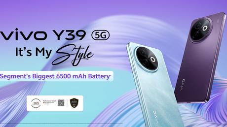 Vivo y39 5g launched with 50mp sony hd camera 6500mah battery price in india specifications