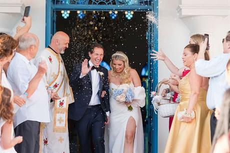 Elegant floral wedding at the gorgeous Ble Azure in Athens Greece | Clea & Leonidas