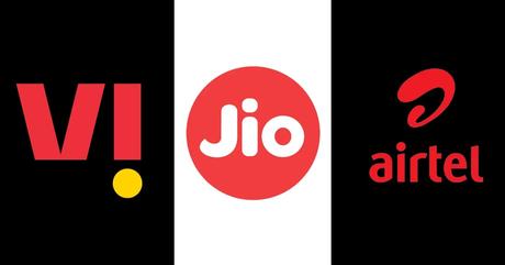 84 days validity cheapest recharge plan of Jio Airtel vi