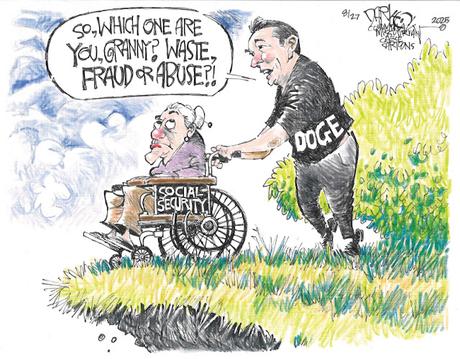 Pushing Granny Off The Cliff