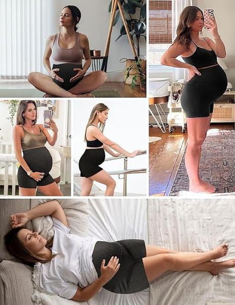 ☀️ Bumpin’ in style this summer? Yes, mama! Image: Over-The-Belly Maternity Shorts