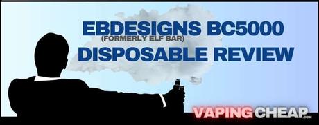 Review of EBDesigns (ELF Bar) BC5000 Disposable Vape