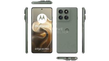 Motorola edge 60 Pro design revealed via leaked renders