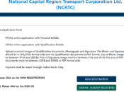 NCRTC Various Post Online Form 2025
