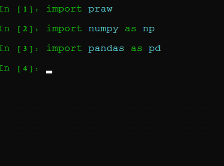 Scrape Reddit using Praw and Python – Walkthrough import numpy pandas