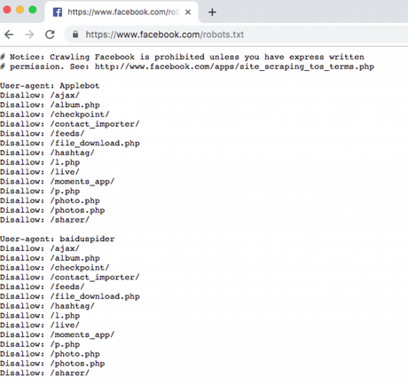 Data Scraping Toolkits and Essentials facebook robots