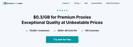 Oculus Proxies home