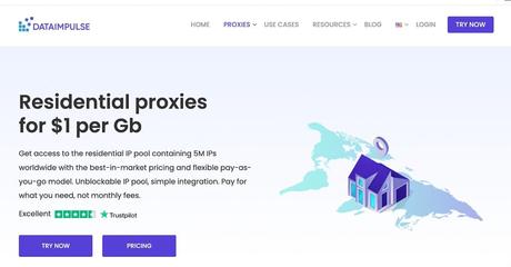 DataImpulse Review DataImpulse homepage