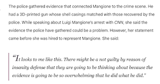 Don't get your hopes up about Luigi Mangione's defence.