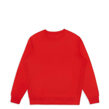 red sweatshirt

