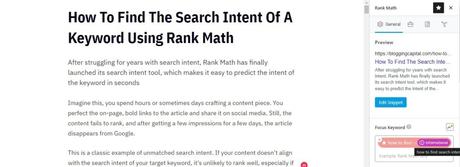 How To Find The Search Intent Of A Keyword Using Rank Math search intent proof image 1