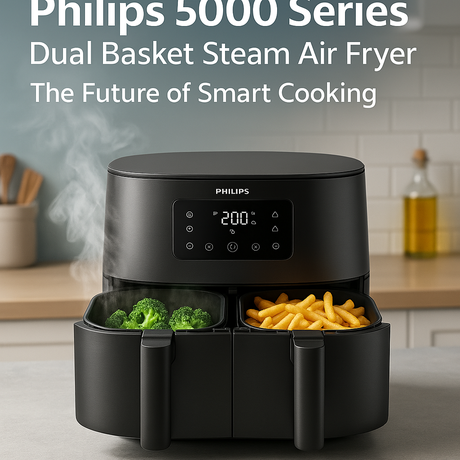 The Philips 5000 Series Dual Basket Steam Air Fryer review: great for health-conscious cooks 7 Philips 5000 Series Dual Basket Steam Air Fryer