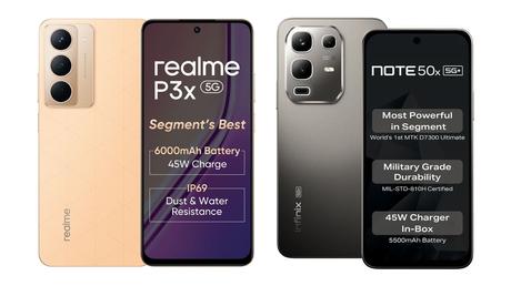Realme P3x vs Infinix Note 50x which smartphone better under 15000 rupees