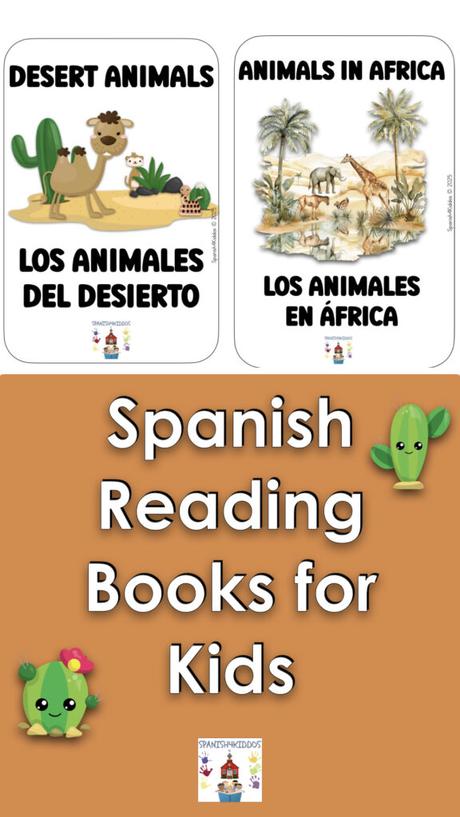 Spanish Lesson: Desert Animals Names and Activities