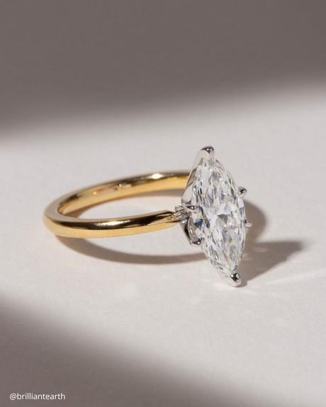 marquise engagement rings simple yellow gold ring brilliantearth
