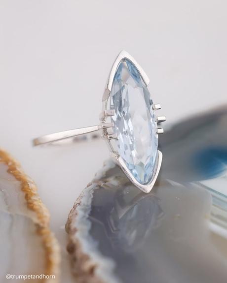 marquise engagement rings simple platinum ring with sapphire center stone trumpetandhorn