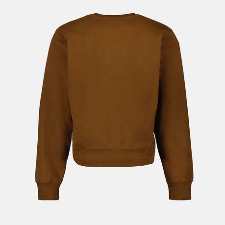 brown sweatshirt