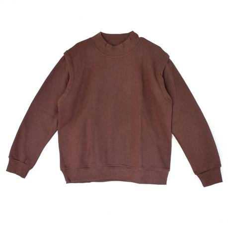 brown sweatshirt