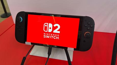 Nintendo Switch 2 hands-on preview: it’s not an upgrade, it’s a transformation The Nintendo Switch 2 console on a stand