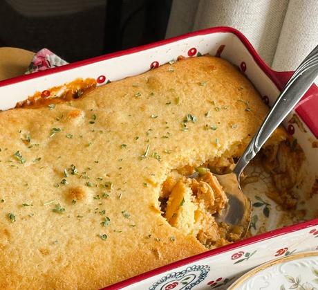 BBQ Chicken Cornbread Casserole BBQ Chicken Cornbread Casserole