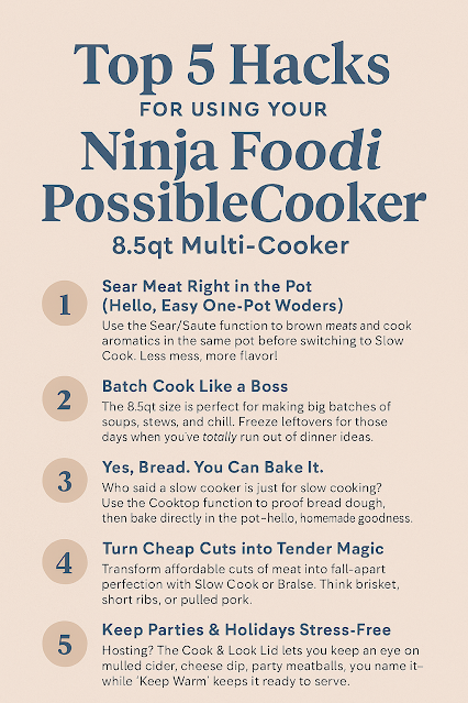 Top 5 Hacks for Using Your Ninja Foodi Possible Cooker 8.5qt Multi-Cooker Like a Pro Top 5 Hacks for Using Your Ninja Foodi Possible Cooker 8.5qt Multi-Cooker Like a Pro
