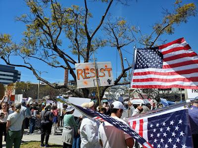 STAND UIP FOR OUR SCHOOLS AND LIBRARIES: Hands Off! March at City Hall in Culver City, California STAND UIP FOR OUR SCHOOLS AND LIBRARIES: Hands Off! March at City Hall in Culver City, California