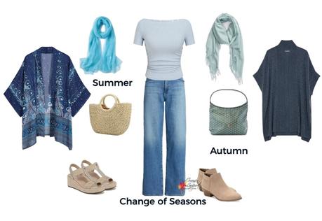 Changing accessories for summer v autumn