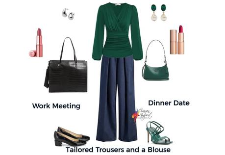 Wear to a meeting then out to a date - how to dress up or down your work outfit
