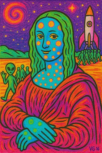 ChatGPT plays around with an off-color Mona Lisa and goes really surreal! ChatGPT plays around with an off-color Mona Lisa and goes really surreal!