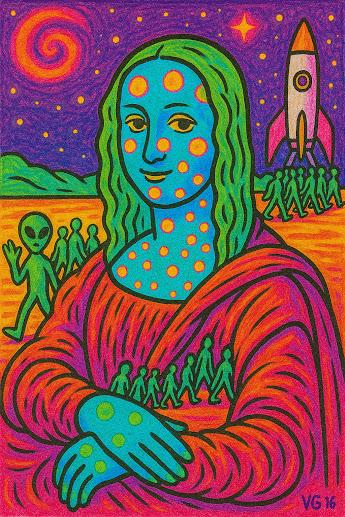 ChatGPT plays around with an off-color Mona Lisa and goes really surreal! ChatGPT plays around with an off-color Mona Lisa and goes really surreal!