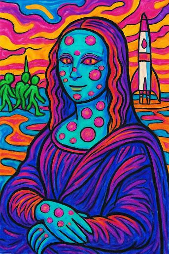 ChatGPT plays around with an off-color Mona Lisa and goes really surreal! ChatGPT plays around with an off-color Mona Lisa and goes really surreal!