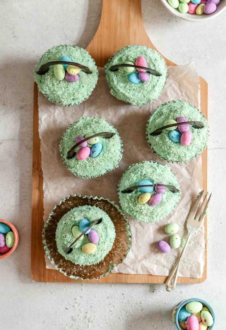 Easter Basket cupcakes