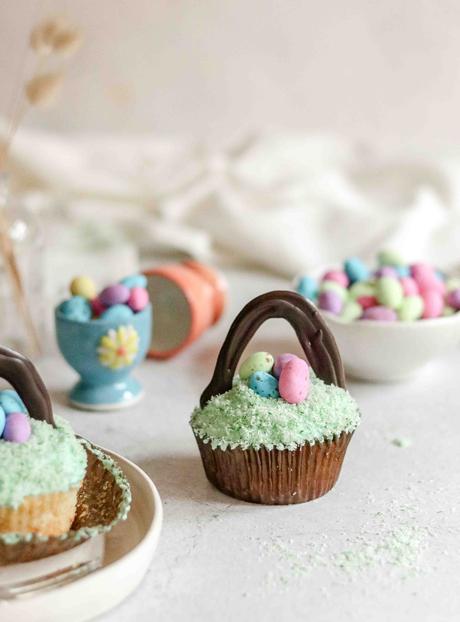 Easter Basket cupcakes