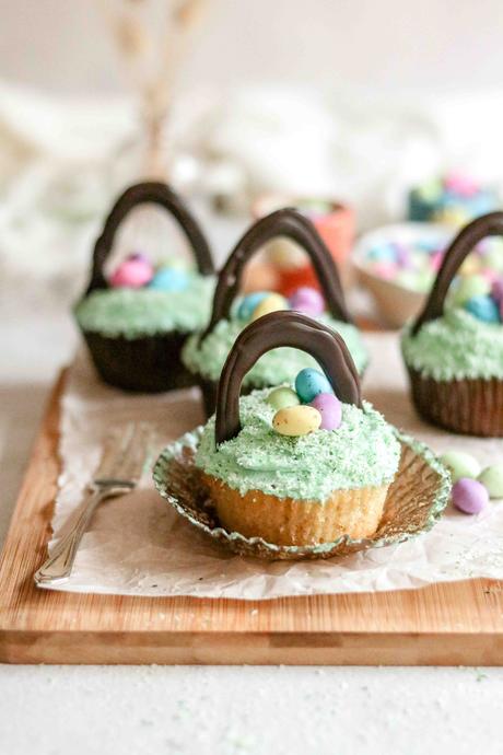 Easter Basket cupcakes