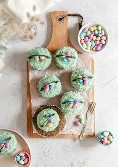 Easter Basket cupcakes