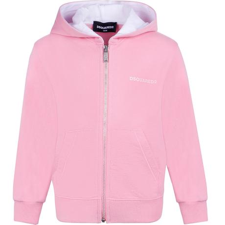 pink zip up hoodie