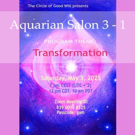 Save the Date: 🟣Aquarian Salon 3-1